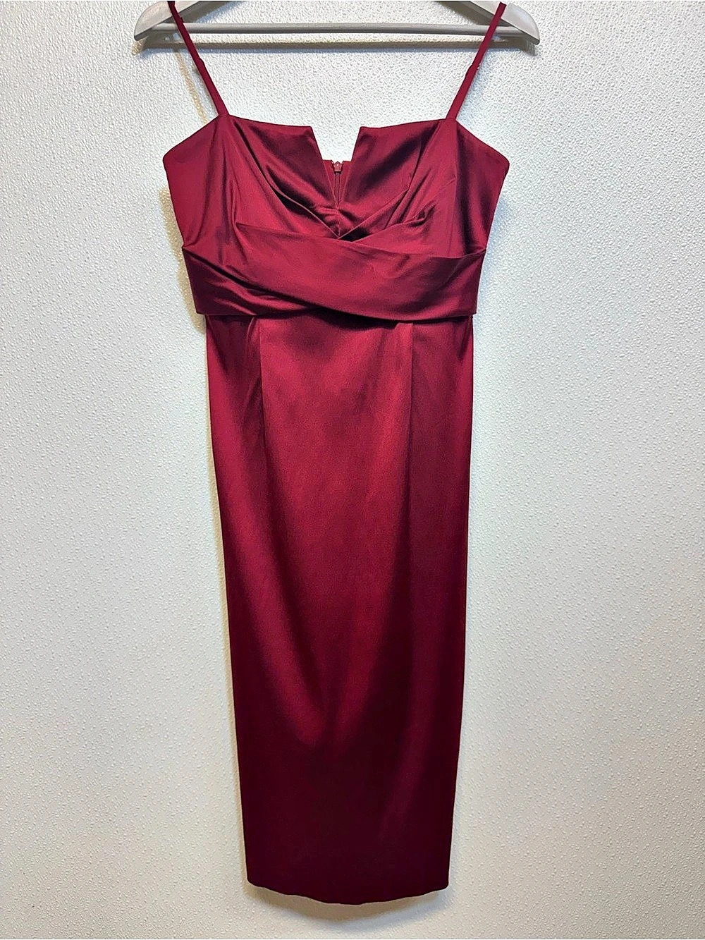 Donna Ricco Maxi Dress in Red Size 4 Like New (-78)